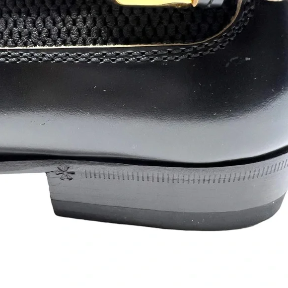 GUCCI Womens Cordovan Lux Leather Ankle Boot Black Size 38 EU - Picture 10 of 17